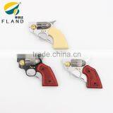 2015 New Arrival Wooden Handle Stainless Steel Gun Shaped Pocket Knife