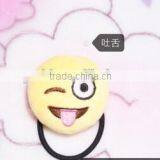 Emoji Elastic Tie Hair/emoji Endearing Hair Bands Elastic Ribbon for Hair Ties thumbnail-5