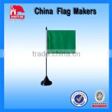 Top Quality Custom Table Top Flag With Plastic Base