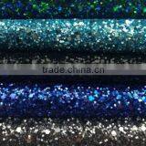 Modern Design Glitter Fabric ,cheap Glitter Leather for Walls and Shoes