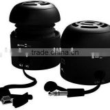 Chill Pill Palm-Size Mobile Speakers for iPad, all iPhone & iPod (Black)