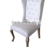 french provincial dining room chair button back wing back chair