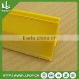 Colored PVC Shelf Label Clip Strip