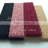 New Fancy 2" Width Decorative Stretch Lace Elastic Trim Cheap Price Wholesale for Headband Hair Accessory thumbnail-6