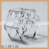 GH-W07b Hexagon Sharp Antique Wine Rack, Guitar Wine Rack thumbnail-4