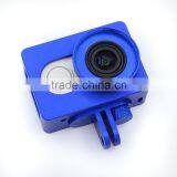 New Model CNC Aluminum Case Gopros With Screws Lens Cap for YI Camera, Xiaomi yi Sport Camera Accessories A221