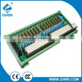 MIL/IDC Connector 16 Channel 1a Slim Relay Module with Phillips screws (PLC Output Amplified Board) JR-B16PJ-F/24VDC