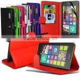 Wallet Stand Leather Case Cover For Nokia Lumia 630 thumbnail-1