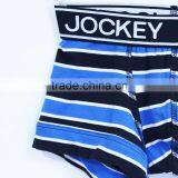 China Children's Underwear Factory Orgainc Cotton Boxer With Stripe Teen Boy Underwear thumbnail-2