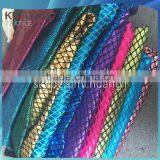 Custom Shiny Foil Printed or in Stock Pattern Spandex Fabric Swimwear thumbnail-5