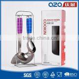 Modern Home Food Grade Silicone Handle Stainless Steel Kitchen Utensils and Equipment thumbnail-3