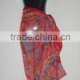 2011new Ladies 100&polyeater or Chiffon Beach Pareo or Sarong thumbnail-1