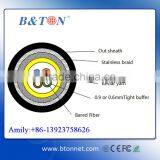 Anti-rodent 4 Core Steel Corrugated Braid Special Armoured Fiber Optic Cable Indoor thumbnail-1