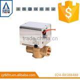 SR201 AC24V,110V,220v Removable Head Normal Closed Motorized Brass Valve