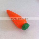Slowly recoverable Polyurethane Foam carrot shaped pu low rebound ball