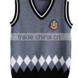 Boy's School Uniform Sweater V Neck thumbnail-4