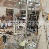 Modern Spiral Staircase With Glass Treads and Glass Railings thumbnail-5