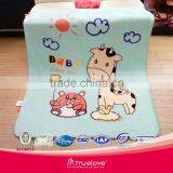 Warm And Soft Touch Cotton Air Conditioner Baby Blanket For Baby Used thumbnail-4