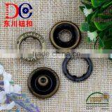 Big Size Custom Logo Engraved Metal Ring Prong Snap Button for Jeans thumbnail-6