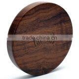 Bamboo Wood Qi Wireless Charger Mini Charge Pad For Samsung IPhone With CE FCC