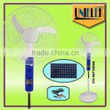 Solar Sun Sensor Solar Fan Reversible 12V dc Fan ac dc Oscillating Table Fan thumbnail-6