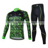 CHEJI camouflage sublimation mens coolmax cycling jersey set KCY023