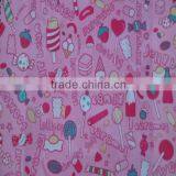 100% Polyester Tear-resistant Flower Printed Backing Bags Fabric With Pvc Coating thumbnail-2