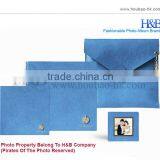 H&B Hot Sales 12*12 Leather Cover Wallet Size Photo Album thumbnail-2