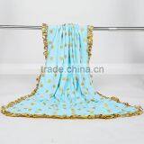 2016 Newborn Baby Muslin Swaddle Blanket 100% Organic Cotton Tartan Blanket thumbnail-1