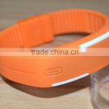 2016 New Fashion Silicone Touch Screen LED Bracelet Digital Wrist Watch For Promotion thumbnail-2