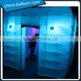 Charming&hot Sale Cube Inflatable Tent /photo Booth With Led Tent/ Inflatable Trade Tent Booths for Display thumbnail-1