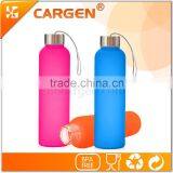 High Tech Colorful Frosted Eco Glass Drink Bottle thumbnail-4