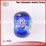 Yiwu Glass Beads Fashion Blue European Glass Beads Making Jewelry thumbnail-1