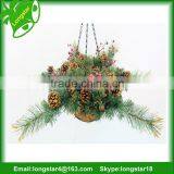 Beautiful Christmas Decorations Willow Flower Basket From Manufacturer thumbnail-5