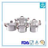 Stainless Steel Hanlde Kitchen Accessory Cookware Set