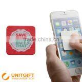 Your Logo Phone Back Sticker Mobile Screen Cleaner Promotiona Rectangle Shape Cell Phone thumbnail-4