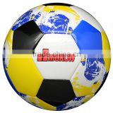 Official size and weight sporting goods new design and cool pu/pvc/rubber football factory soccer ball wholesale