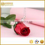 Unique Silver Cubic Zirconia Necklace Pendant Sets thumbnail-6