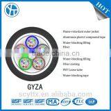 GYZA Layer Half-dry Loose Tube Aluminium PE Sheath Flame-retardant Outdoor Fiber Optic Cable thumbnail-1