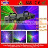 Four Lens RRGB DMX Indoor Disco Laser Lights