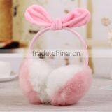 Two Colored Soft Cony Hair Kids Earmuffs thumbnail-3