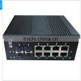4x1000BaseX SFP Slots and 8x10/100/1000BaseT(X) Ports Full Gigabit Industrial Network Switch I712A thumbnail-3