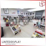 MDF painted gray book store uesd book display rack