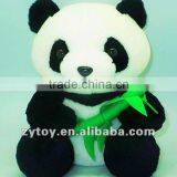 Panda Plush Toy With Bamboo thumbnail-1