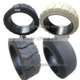 China 22x9x16 18x5x12.125 17x5x12.125 Press on Solid Tires Price From Factory Directly