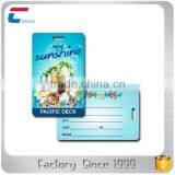 Personalized His and Hers Glossy Finish PVC Sublimation Luggage Tags thumbnail-1