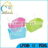 Colorful Small Storage Plastic Baskets With Hook thumbnail-4