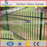Durable Black Spear Top Ornamental Fence / Tubular Fence Welded Wire Fence thumbnail-2