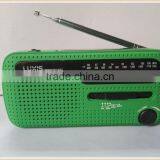 Solar Dyanmo Power Emergency Led fm am mw sw USB Radio Portable Radio thumbnail-1
