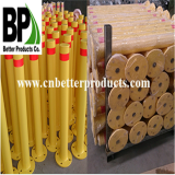 Yellow Powder Coated Steel Bollards thumbnail-2